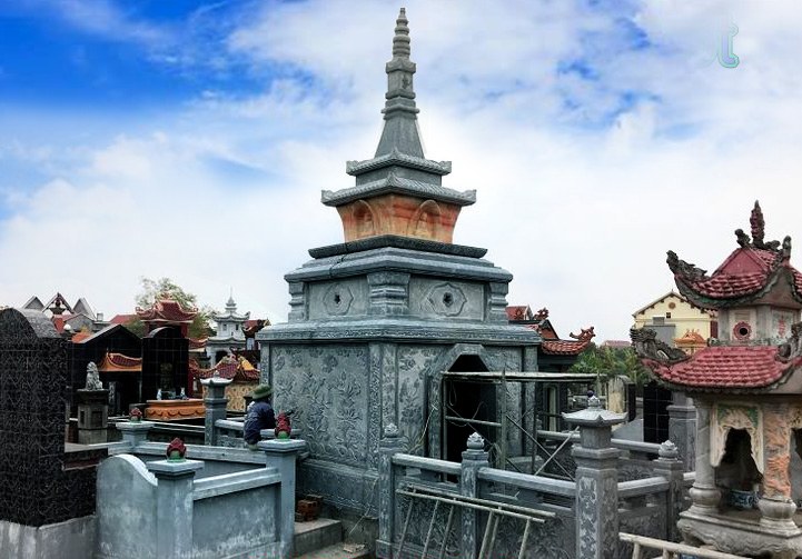 Mộ tháp đá đẹp