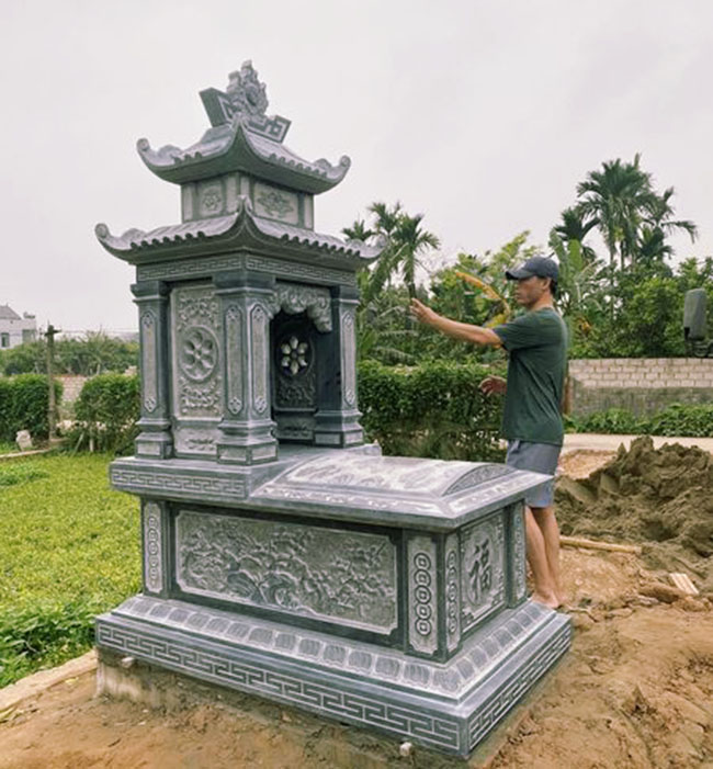 mẫu mộ hai mái