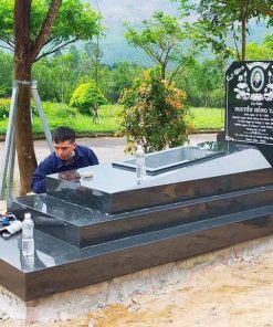 Mộ đá hoa cương - Mẫu 01