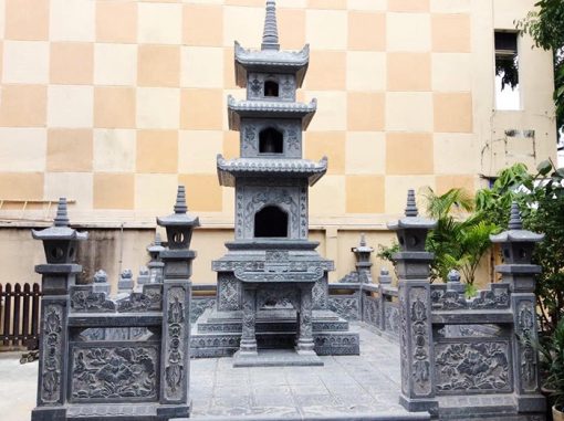 Mộ đá tháp - Mẫu 08