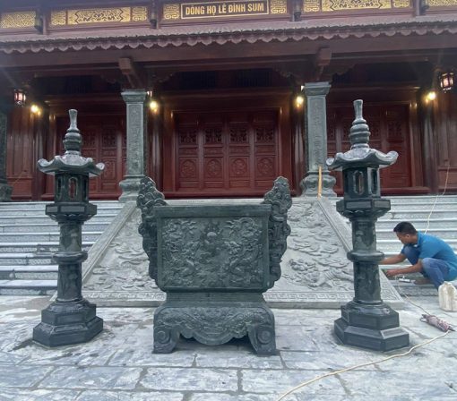 Lư hương đá - Mẫu 09