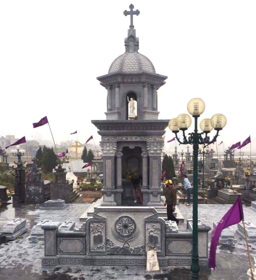 Mộ đá công giáo - Mẫu 09