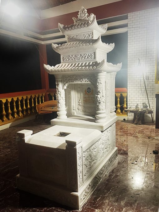 Mộ đá trắng - Mẫu 04