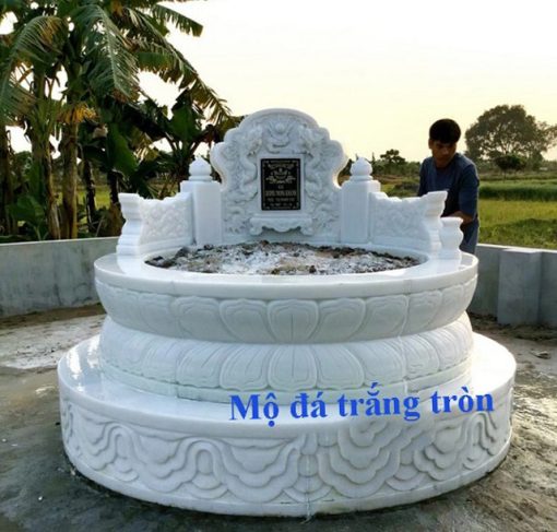 Mộ đá trắng - Mẫu 06