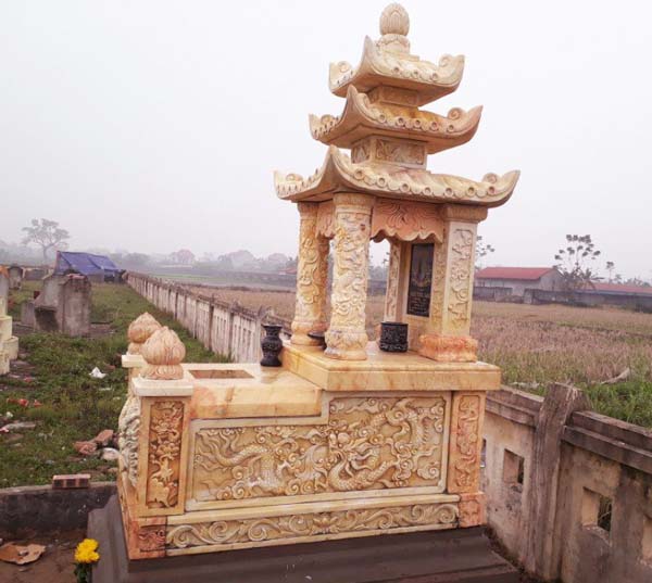 Mộ đá vàng phong thủy