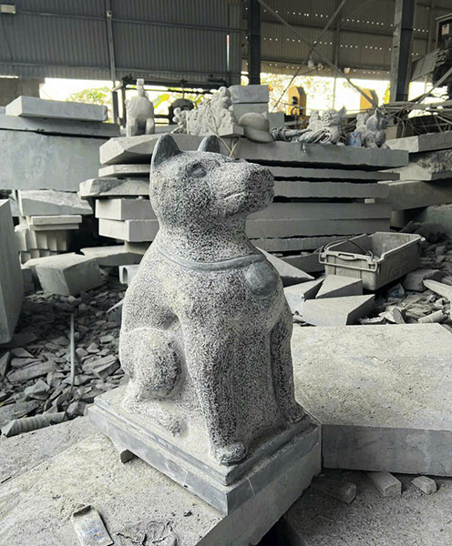 Mẫu chó đá phong thuỷ